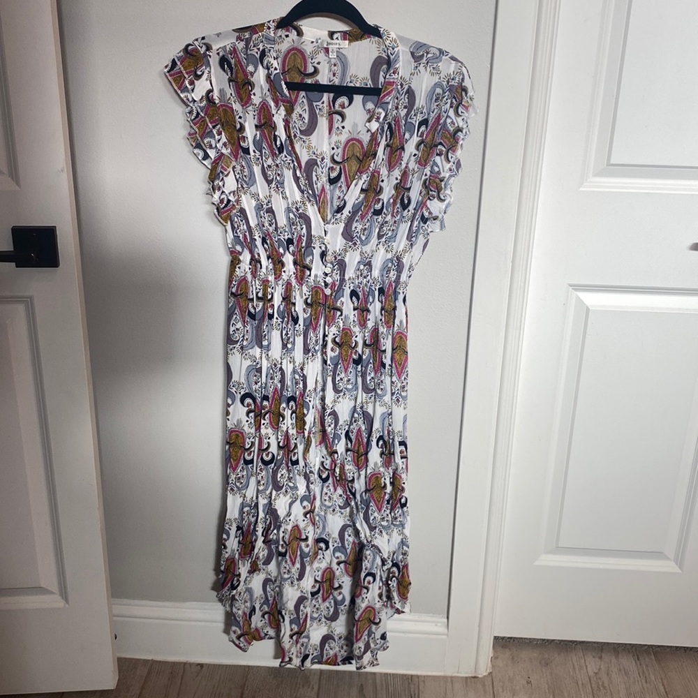 Jodifl long flowing Texas boutique top size small